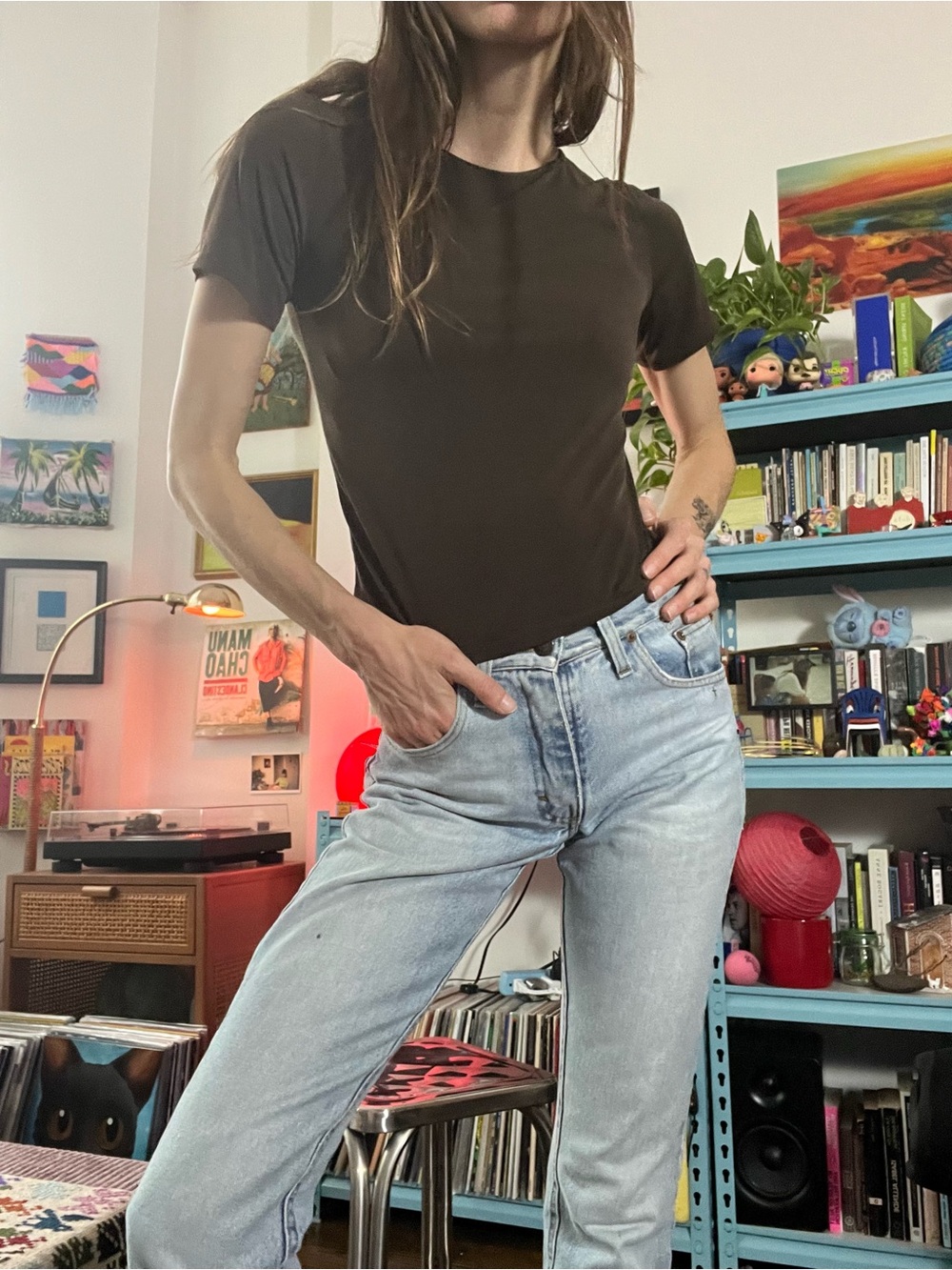 EROS Brown 90s Style Tee